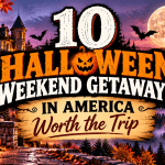 Halloween weekend getaways in America.