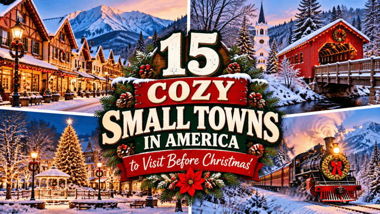 15 Cozy Small Towns in America to Visit Before Christmas